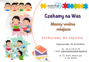 Mamy wolne miejsca